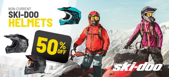 50% OFF on Ski-Doo Helmets