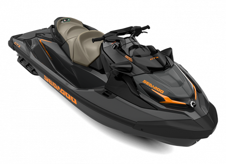2022 Sea-Doo GTX 300 Eclipse Black/Orange Crush